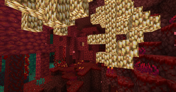 Crimson Forest & Glowstone Blobs