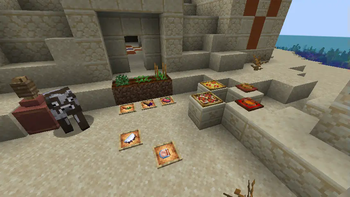 Itens of the mod in a scene