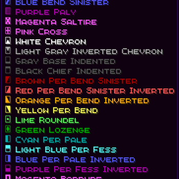 All banner icons/colors in English