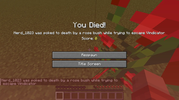 Dying to a rose