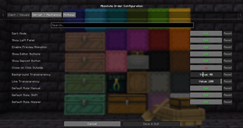 Client and Visual Interface Settings