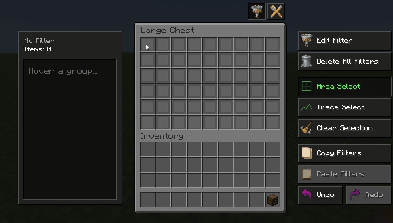 Intuitive Item Filtering