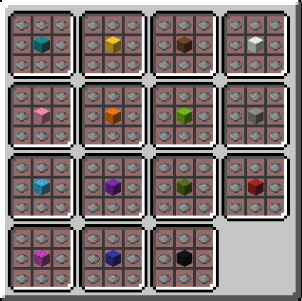 Recolor Wool Recipes (<1.20 only)