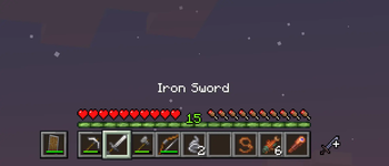 Hotbar and Attack Indicator