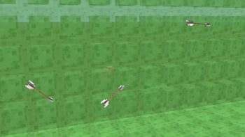 Three arrows bouncing