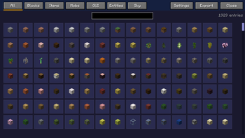 Browse Menu