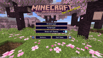 Main menu