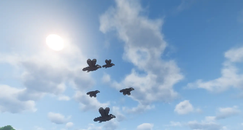 Crows flying v2