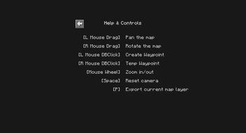 Fullscreen map controls