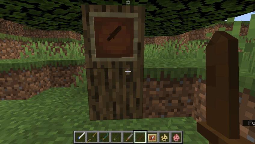 wooden sword