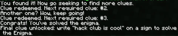 Entire clue finding dialouge