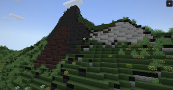 Volcanicism & and custom rocks.