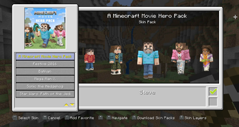 The Skin Pack ingame