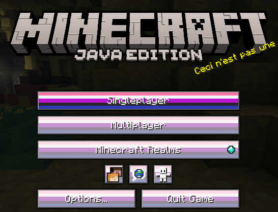 The buttons in game