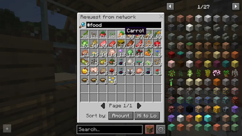 Requesting items from a network