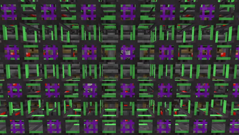 An auto-crafting wall