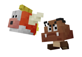 Cheep Cheep and Goomba