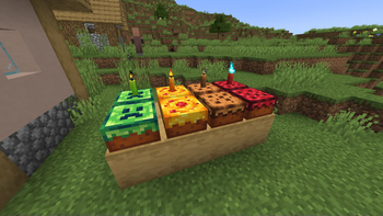 All cakes (also with candles) as of v0.1.0