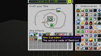 Beetroot World Mine Effect
