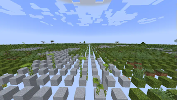 Parkour World Mine Effect