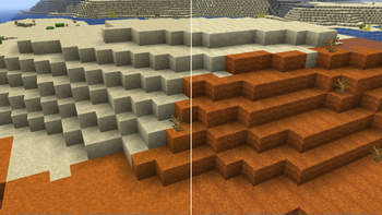Sand and Red Sand comparison