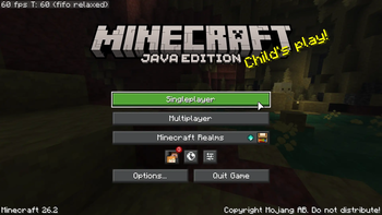 Main menu