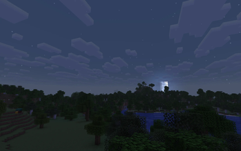 Clouds at night