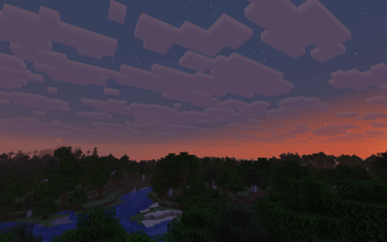 Clouds at sunset
