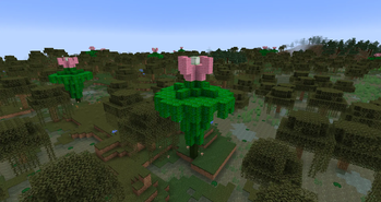 Lily Tree in Swamp