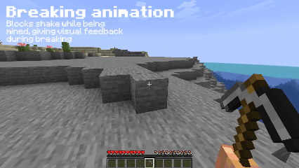 Breaking animation