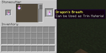 Example of Turning Item into Trim Material