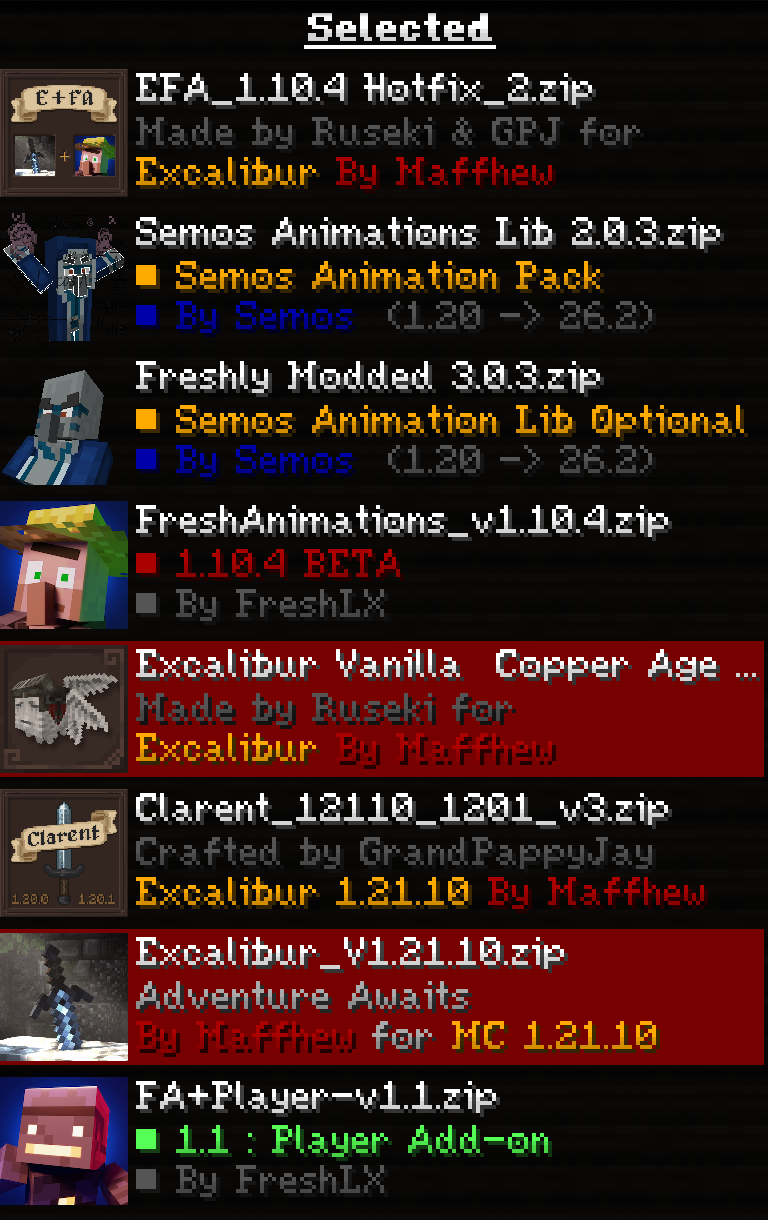 LOAD ORDER 1.20.1 to 1.21.11