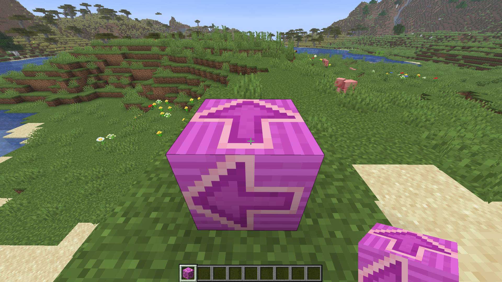 Some rotatable blocks are changed to face you like how you would place them in front of you
