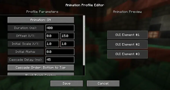 Animation Profile Editor