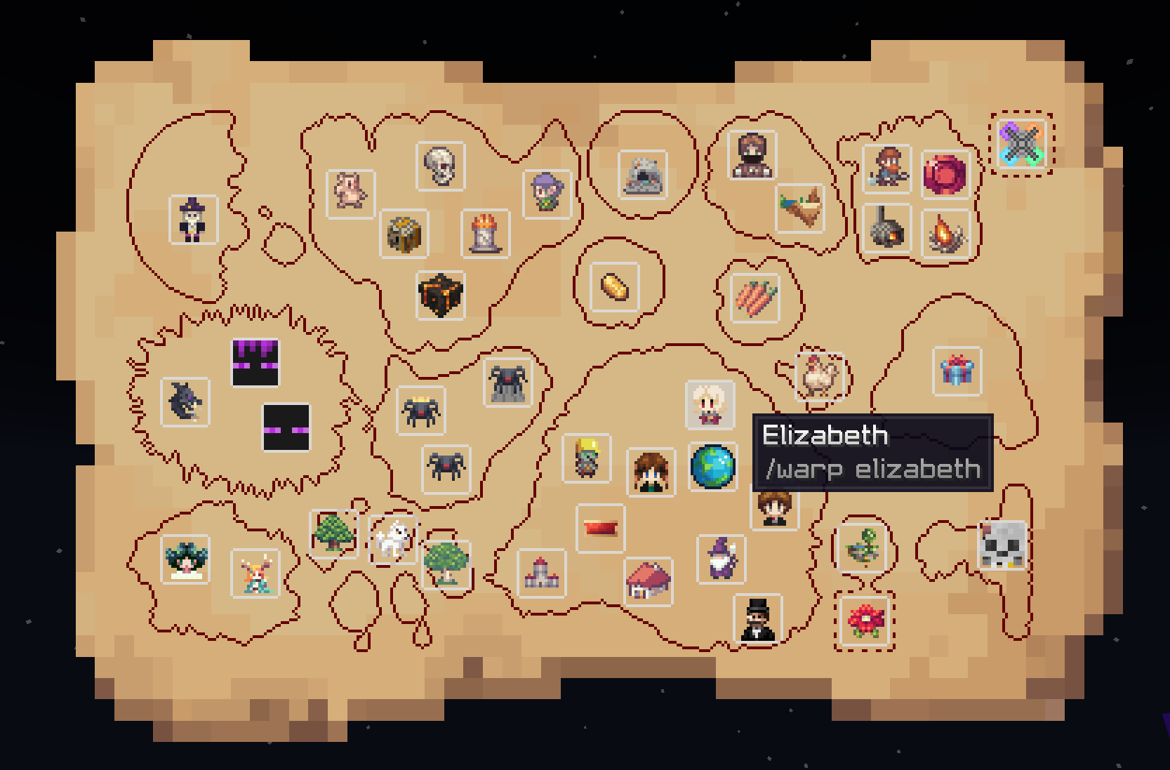 Simple Warp Menu