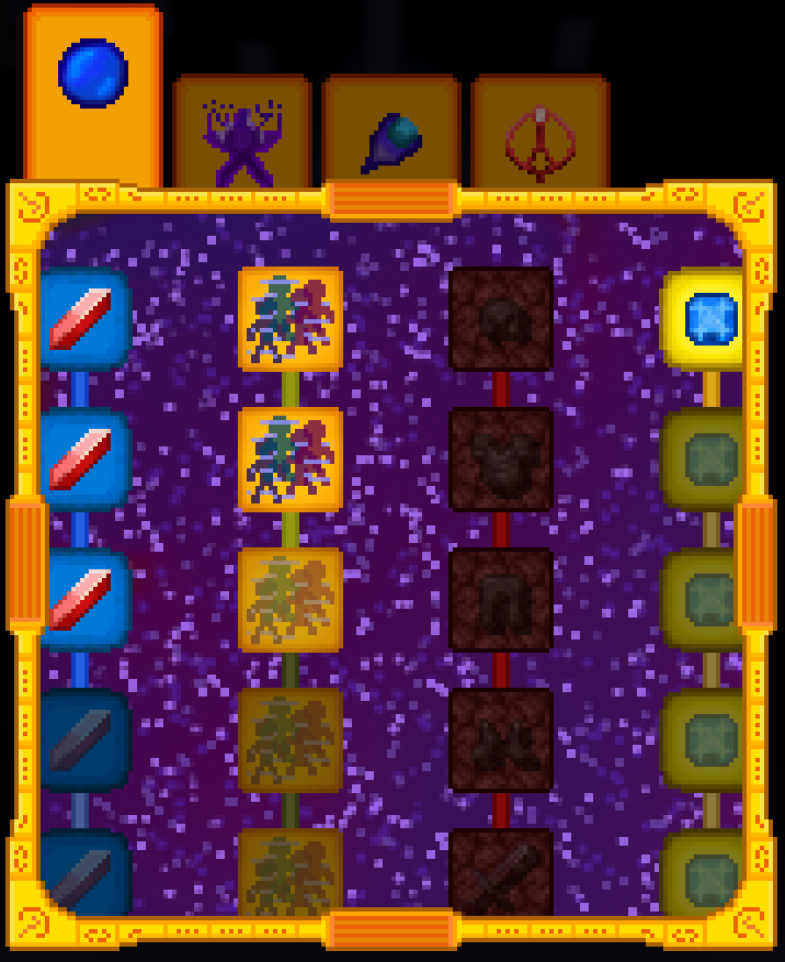 "Properties" talent tab